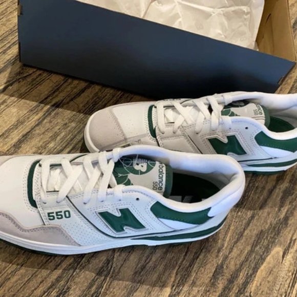 New balance 550 White and Green, brand new! main image 7